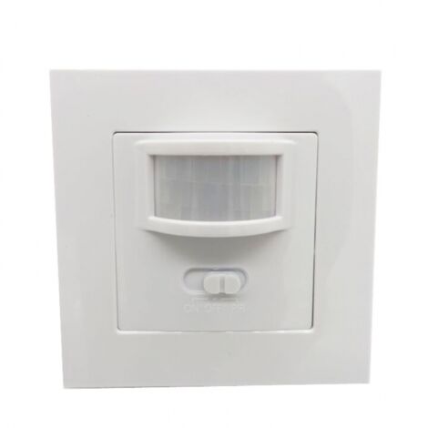 Interrupteur mural à détecteur de mouvement encastré pour lampes LED, 1 pièce