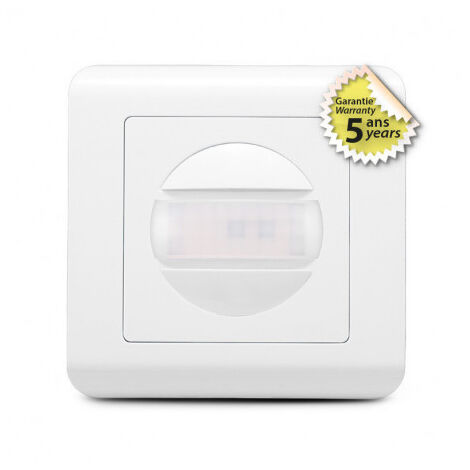 Interrupteur automatique Miidex - Infrarouge - LED - 160° - IP20 - Blanc