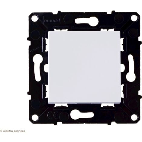 Interrupteur ou Va-et-Vient 10A Evolution Arnould  Finition: Blanc