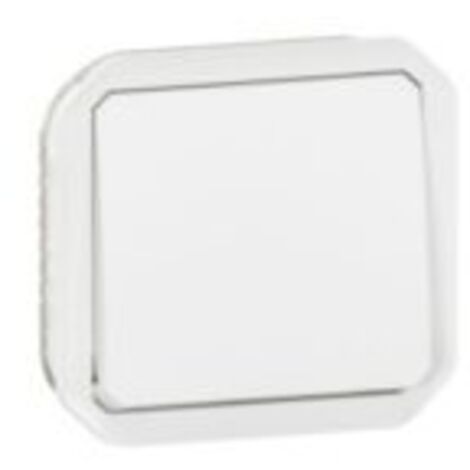 Interrupteur ou va-et-vient 10AX 250V Plexo composable blanc LEGRAND 069611L
