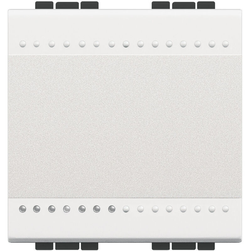 Commutateur Livinglight 16A borne automatique 2 modules Blanc N4003M2A