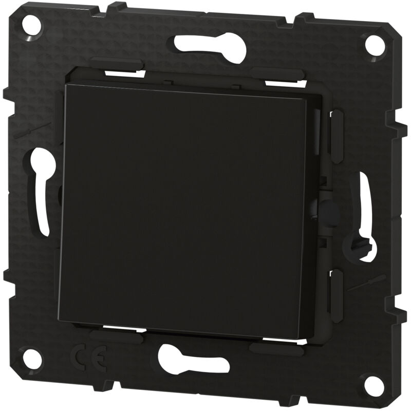 Legrand - Interrupteur ou va-et-vient Altège 10A avec connexion à bornes automatiques finition Nuit (BTAL01SD)