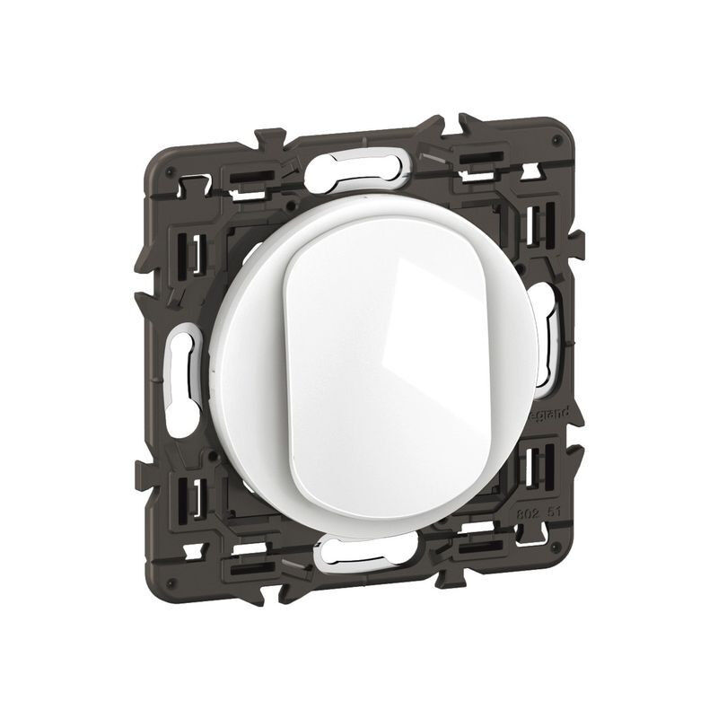 Legrand - Interrupteur ou va-et-vient Céliane lumnieux - prémonté Blanc (CC1001)