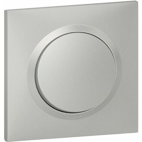 Interrupteur ou va-et-vient Dooxie 10A 250V - Complet - Aluminium - Legrand