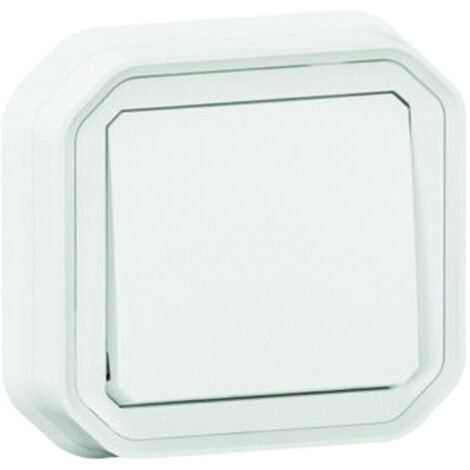 Interrupteur ou va et vient étanche IP55 Plexo 10A blanc - LEGRAND