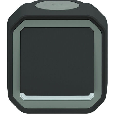Interrupteur ou va-et-vient lumineux Plexo complet saillie - anthracite - LEGRAND