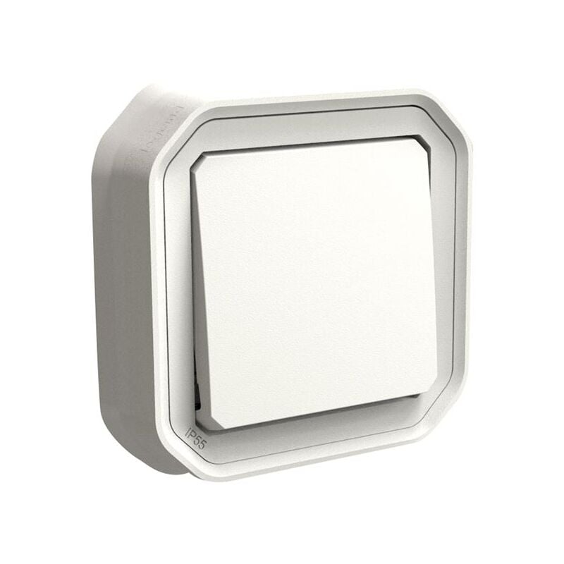 Plexo va et vient encastré blanc complet - Legrand