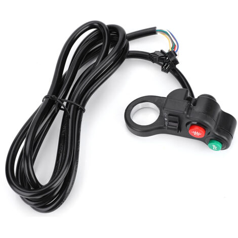 Interrupteur phare klaxon clignotant 3 en 1 pour moto scooter vélo électrique DK-04