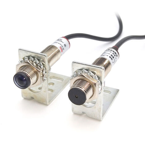 Interrupteur photoélectrique à faisceau laser 3 mm E3F-20C1 Capteurs infrarouges à faisceau traversant Interrupteurs NPN avec indicateur d'induction LED