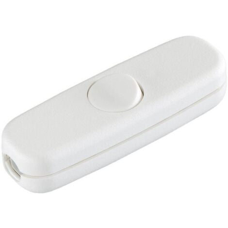 Interrupteur pour câble souple interBär 5055-008.01 blanc 1 x Off/On 3 A 1 pc(s)