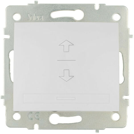 Interrupteur Pour Volet 10a 250v Blanc S. Europa Solera Erp21