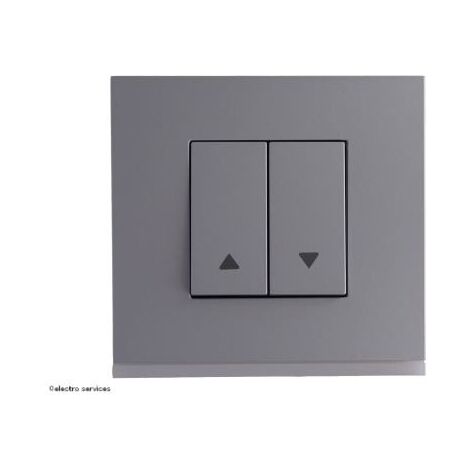 Interrupteur pour volet roulant Gallery Complet Titane