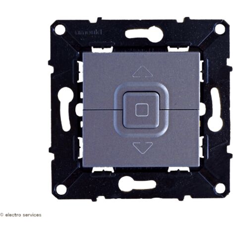 Interrupteur pour volets roulants Evolution Arnould Finition: Magnesium