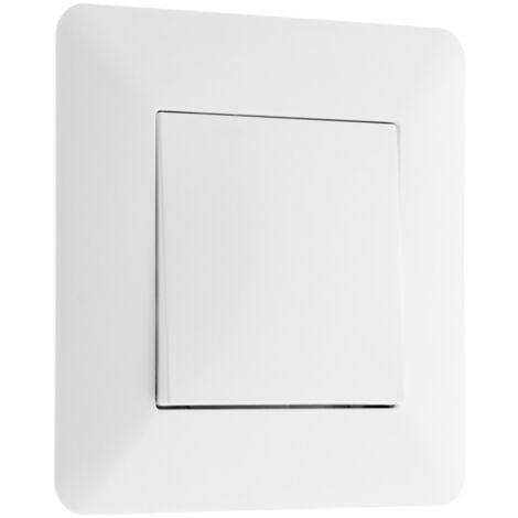 Interrupteur poussoir 10A - Blanc - Artezo - Zenitech