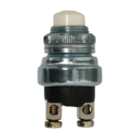 interrupteur poussoir à impulsion ø 16 mm 12v - 5a 2 bornes