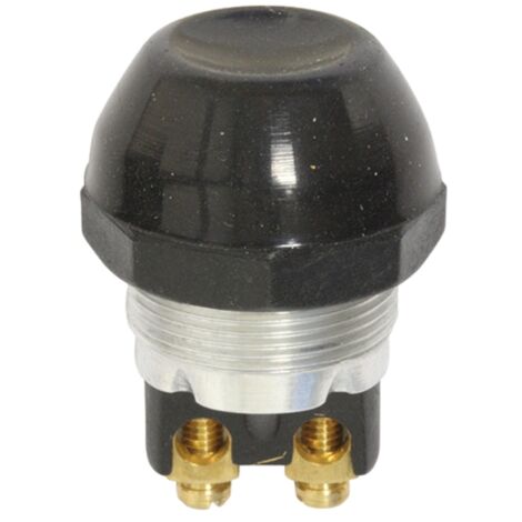 interrupteur poussoir à impulsion ø 22,5 mm 12/24v - 20/15a 2 bornes étanche