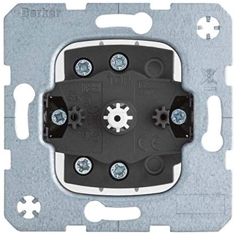 Interrupteur poussoir Berker 384103 bouton rotatif verrouillage