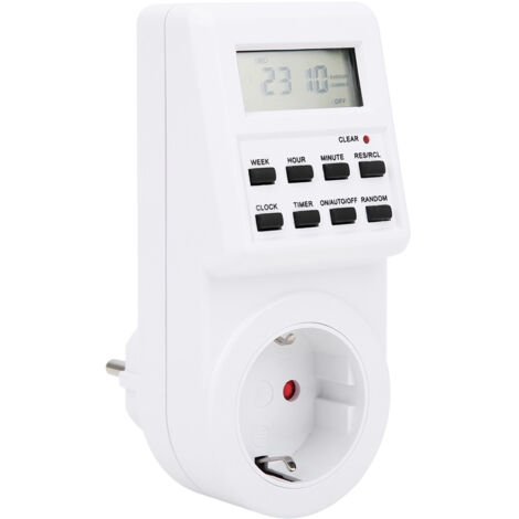 Interrupteur Programmable Électrique Prise avec Écran LCD TM03 230V EU