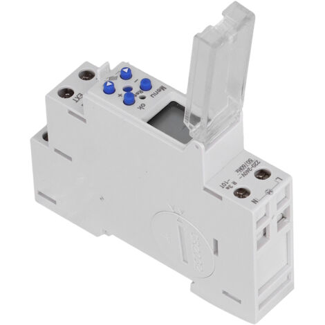 Interrupteur programmable hebdomadaire numérique TM610-2, minuterie digitale pour rail DIN, 220V