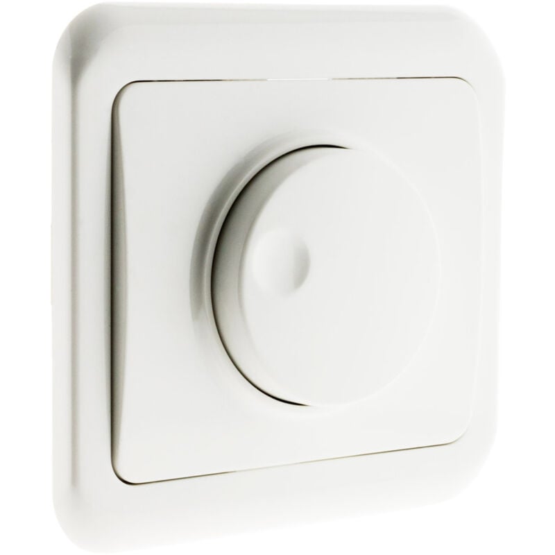 Zenitech - Interrupteur régulateur variateur blanc