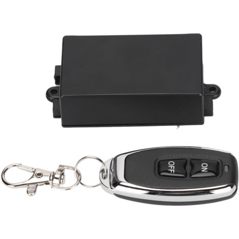 Interrupteur Relais Sans Fil 1CH avec Télécommande pour Porte Électrique Pompe à Eau 12V DC