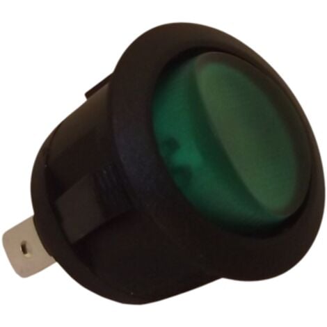 CCEI Interrupteur rond voyant vert Ø20mm