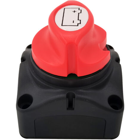 Interrupteur rotatif de déconnexion de batterie pour yachts, interrupteur d'alimentation principal haute intensité pour camping-car avec protection contre les fuites de courant.