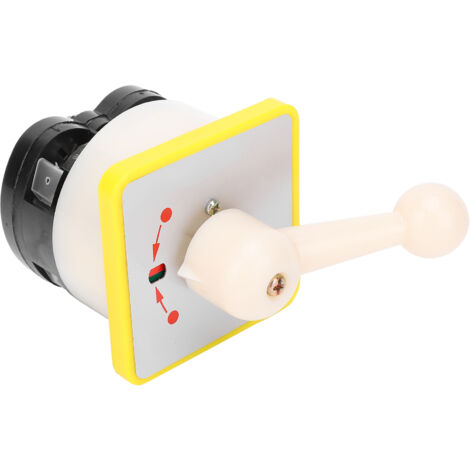 Interrupteur rotatif universel 2 positions marche/arrêt avec réarmement automatique 16A 110-380V