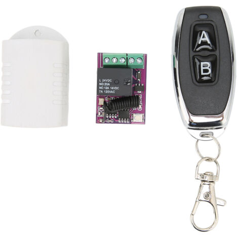 Interrupteur sans Fil 1 CH Télécommande RF pour LED Moteur 24V DIY