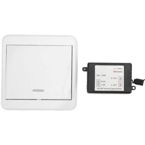 Interrupteur sans Fil 12V DC avec Relais 220V pour Commande d'Éclairage et Domotique