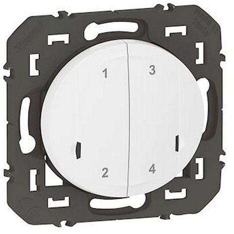 Interrupteur sans fil Legrand 600091a programmable 4 scènes