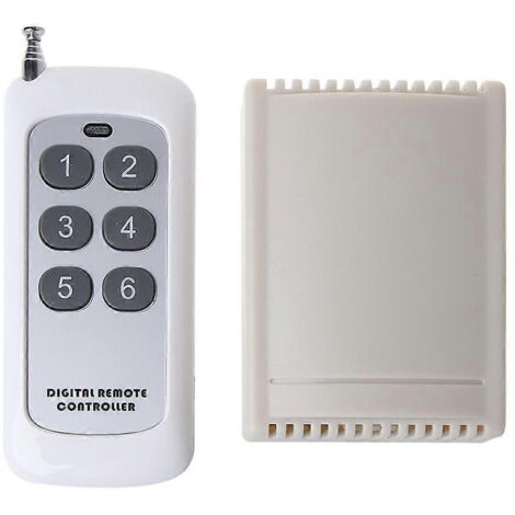 Interrupteur sans fil télécommande PCB 433MHz, émetteur-récepteur clonable 12V pour domotique