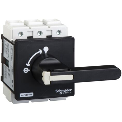Interrupteur sectionneur 3P 690V 125A crosse noire cadenassable TeSys VBF