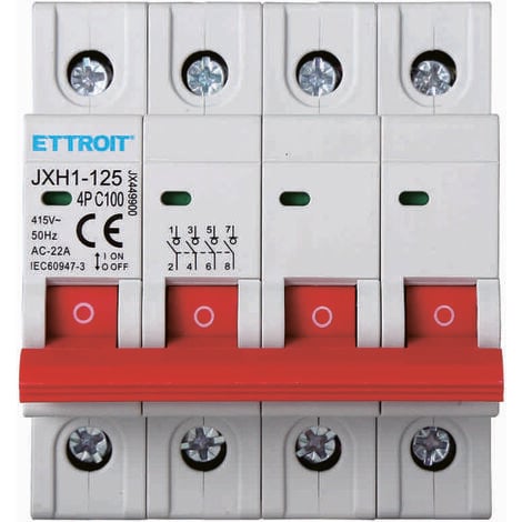 INTERRUPTEUR SECTIONNEUR 4P 100A 380V