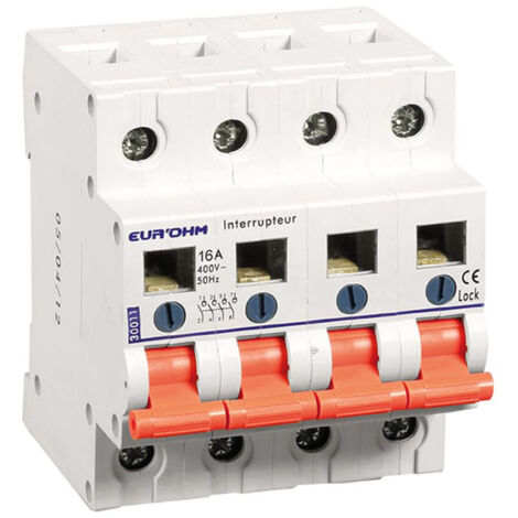 Interrupteur Sectionneur 4P 16A AC22A (30011)