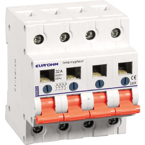 Interrupteur Sectionneur 4P 32A AC22A (30012)