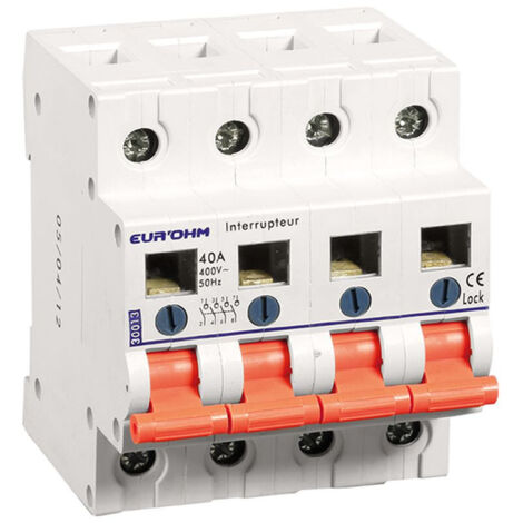 Interrupteur Sectionneur 4P 40A AC22A (30013)