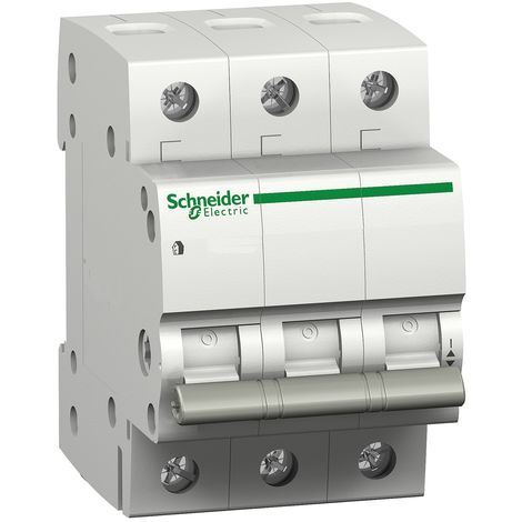 Interrupteur sectionneur 63A 3P modulaire 400V bornes vis DOMAE SCHNEIDER ELECTRIC 12464