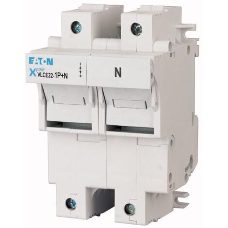 Interrupteur sectionneur à fusible 100 A 1 p+N dimensions 22 x 58 000192381 EATON VLCE22 1P+N