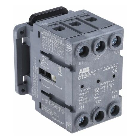 Interrupteur-sectionneur ABB 1SCA, 3P, 25A, 750V c.a. ( Prix pour 1 )