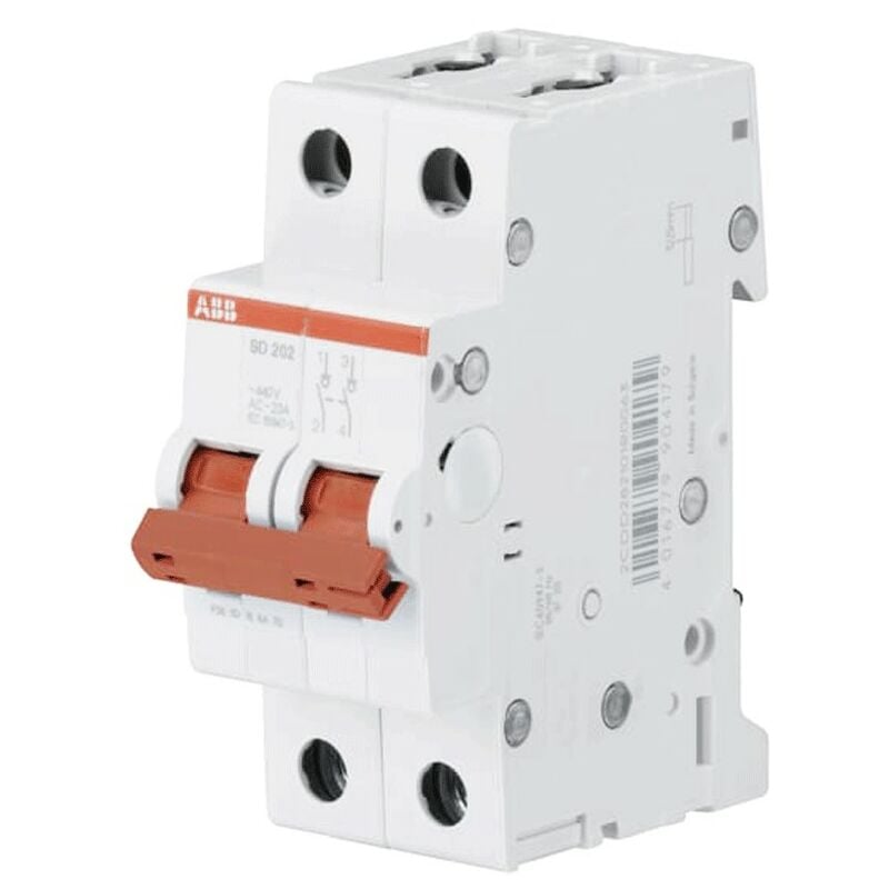 ABB - Interrupteur sectionneur SD202/25 2P 25A 2M M990413