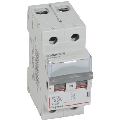 Interrupteur-sectionneur DX³-IS 2 Pôles 400V 125A 2 modules LEGRAND 406450