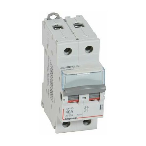 Interrupteur-sectionneur DX³-IS 2P 400V - 40A - 2 modules - 406440 - LEGRAND