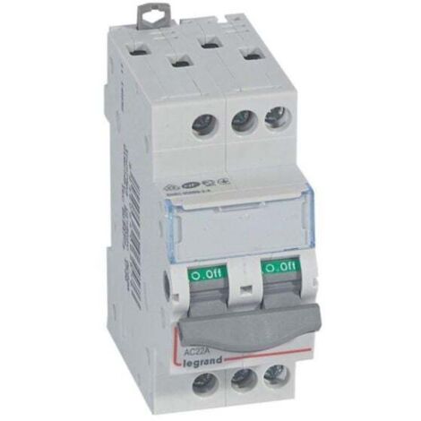 Interrupteur-sectionneur DX³-IS 3P 400V - 20A - 2 modules - LEGRAND
