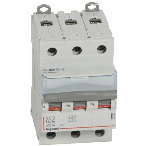 Interrupteur-sectionneur DX³-IS 3P 400V - 63A - 3 modules - LEGRAND
