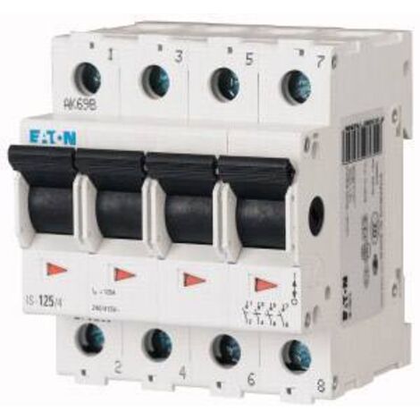 Interrupteur-sectionneur Eaton 40A à 4 pôles et 4 modules 276273