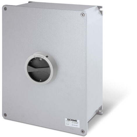 Interrupteur-sectionneur general 160A 3P 690V en boitier métal 410x315x150mm gris IK09 IP65