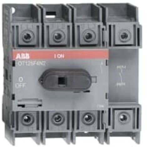 Interrupteur-sectionneur OT125F4N2 - 4P 125A - ABB1SCA105051R1001