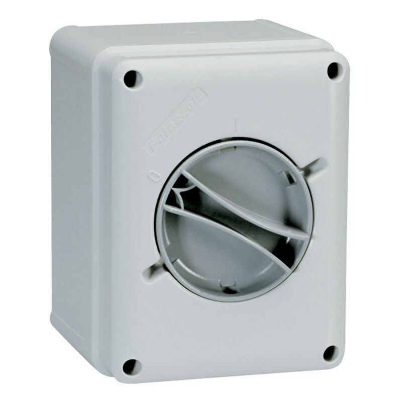 Interrupteur-sectionneur Palazzoli mural 2X16A IP65 209162