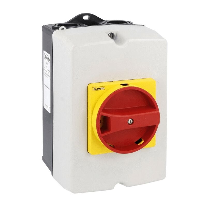 Lovato - Interrupteur rotatif mural 4X32A IP65 GAZ032T4